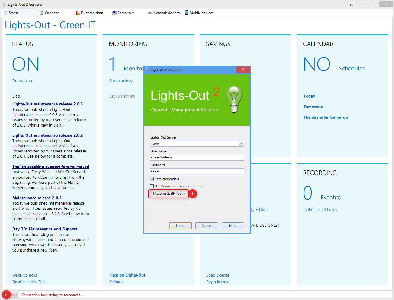 Lights-Out 2.5 freigegeben – Teil 1