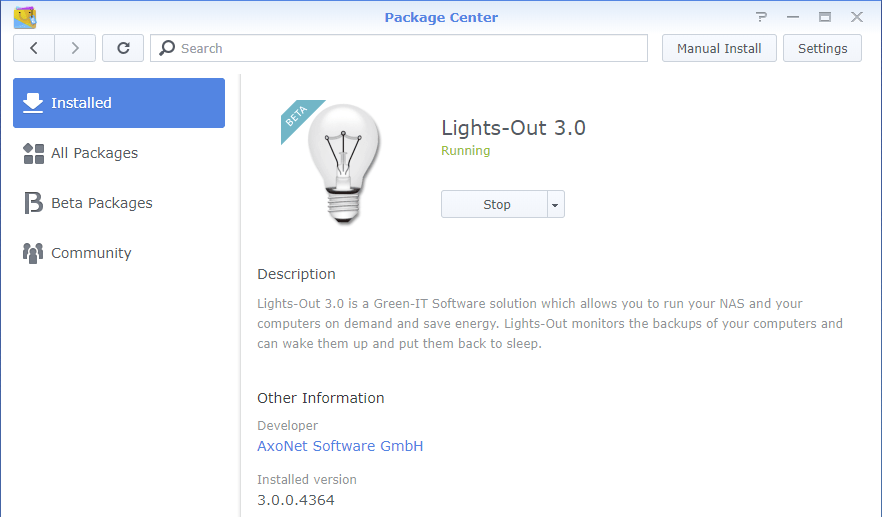 Lights-Out 3 for Synology DSM