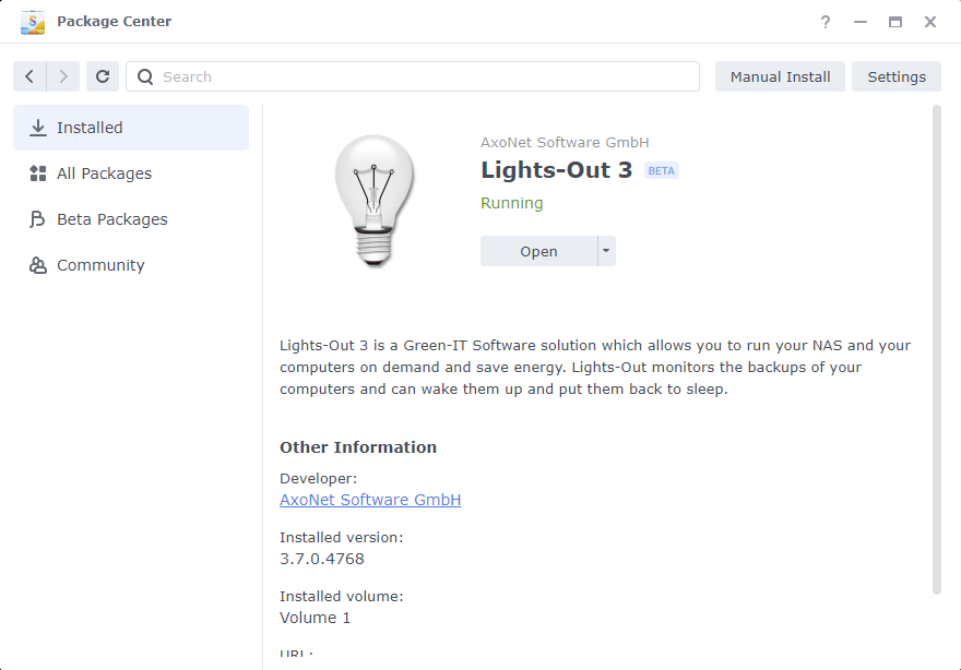 Lights-Out auf Synology DSM 7